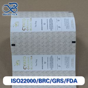 Premium Food-Safe Easy-Tear Paper Roll Heat Seal Coating for Efficient Tea Bag Overwrap Packaging