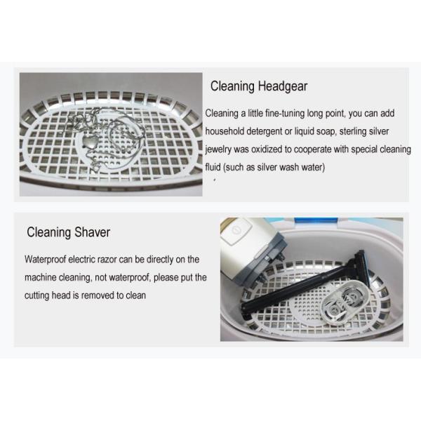 0.6L Plastic SUS304 Tank Ultrasonic Parts Cleaner 650ml