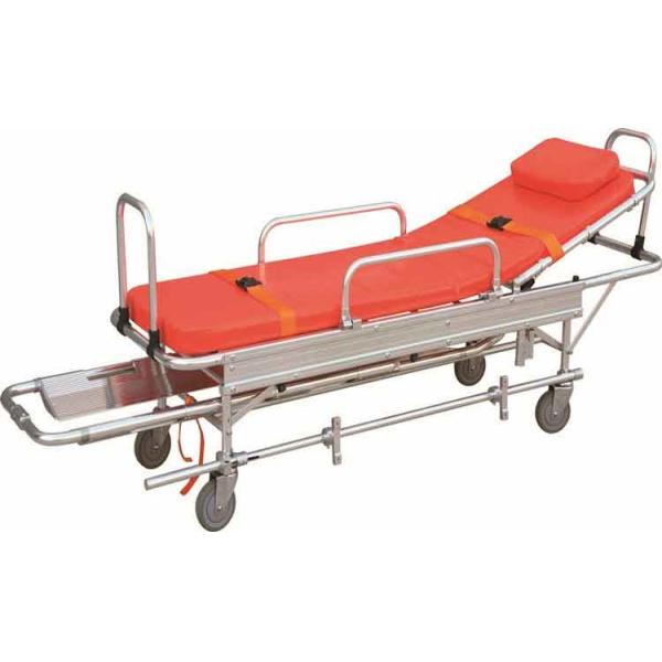 H500mm Durable Aluminum Alloy Ambulance Bed Stretcher Patient Trolley ODM