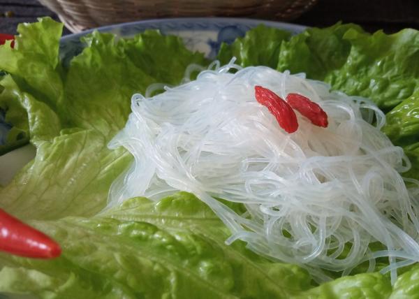100g verde Bean Starch Long Kow Organic Bean Vermicelli Noodle