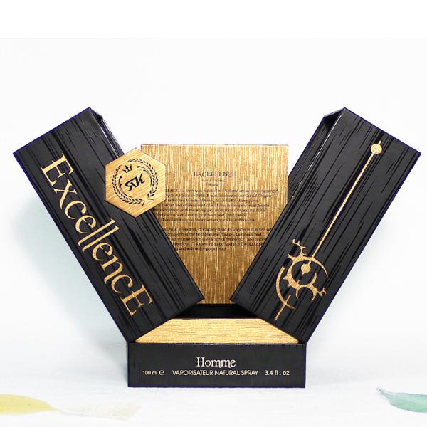 Sliding Out Cardboard Gift Box Packaging Rigid For Perfume Scent