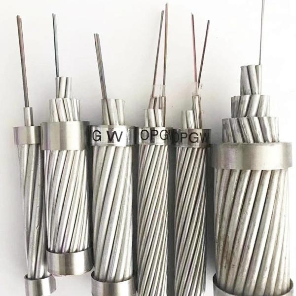 FTTH/FTTX Fiber Optic Opgw Communication Overhead Cable Strip 2 to 144 Cores AA and as Wire Fiber Cable