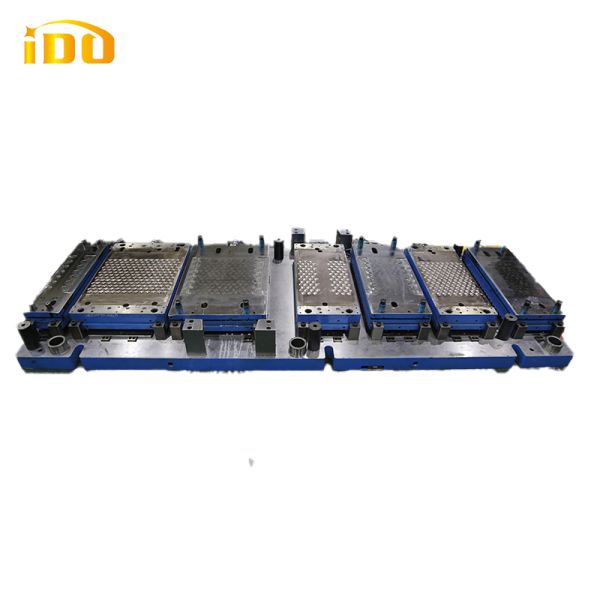 Long Life Progressive Stamping Die with 1,000,000 Shots and 600T Tonnage for CNC Machined Laundry Machine Drum Parts