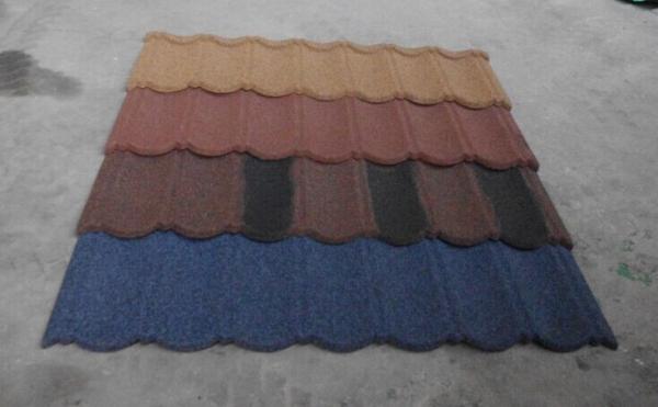 good best selling factory wholesales price top desigh sand coated metal roof tiles prices