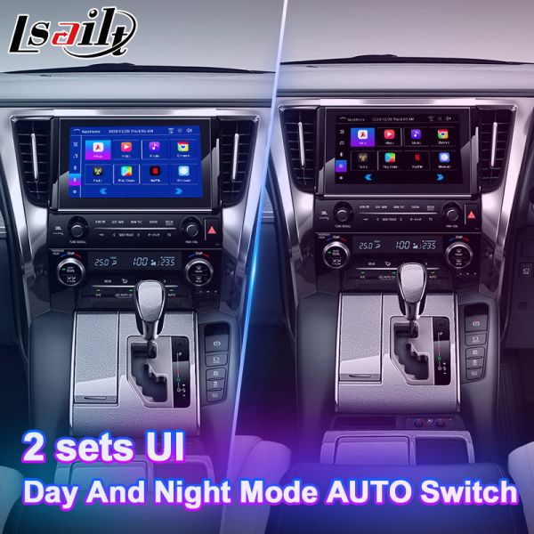 Lsailt 8+128GB Android Carplay Multimedia Video Interface for 2015-2023 Toyota Alphard AH30