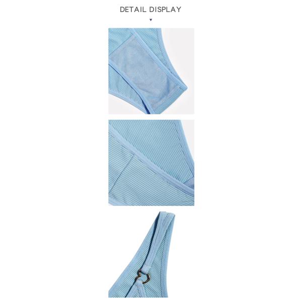 Sexy G String Ropa interior para damas Ajustable Cintura baja Sin costuras Breve Hipster Bragas Anillo en forma de corazón Tanga