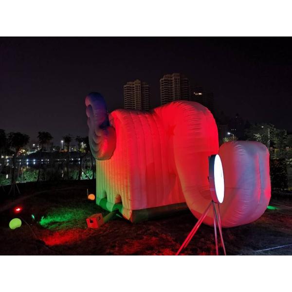 Шатер рекламы прочной на открытом воздухе формы Элефент раздувной с СИД