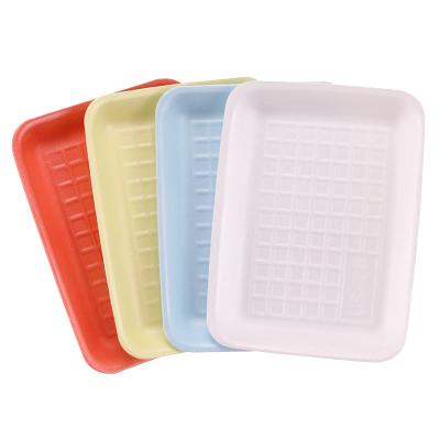 Bandejas vegetais descartáveis da segurança alimentar 190x140x20mm