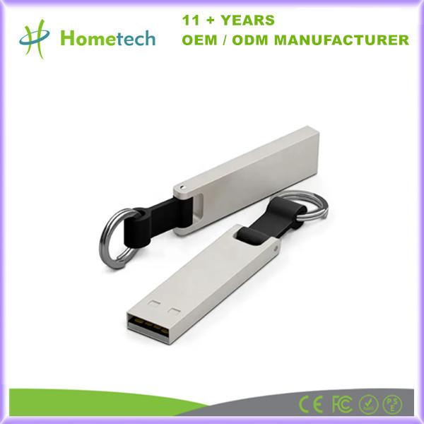 Compact And Portable Metal USB Flash Drives For Data Transfer Silver/Black/Gold