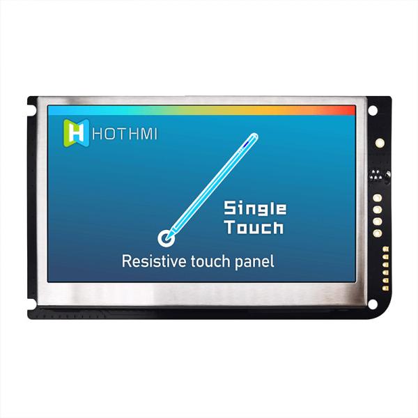 4,3 дисплей экрана касания TFT UART дюйма сопротивляющийся LCD 480x272 С ДОСКОЙ РЕГУЛЯТОРА LCD