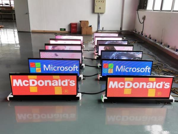 Full Color P2.5mm Led Taxi Top Advertising Taxi Roof Mobile Advertising Led Screen