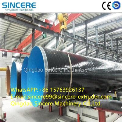 Industrial 3pe Spiral Steel Pipe Coating Line Fusion Bonded Epoxy custom