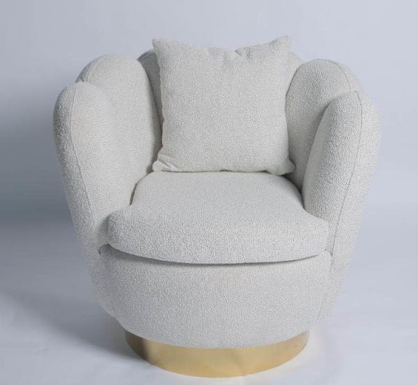 Teddy Bear Fabric 75*70*75cm Living Room Lounge Chair
