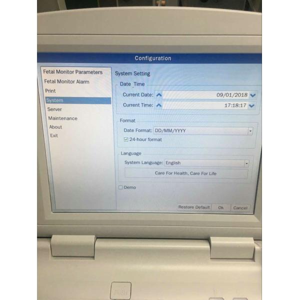 Mars K series ctg machine maternal and fetal doppler monitor for TOCO,FHR,FM MP22