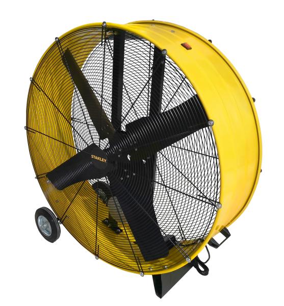 Powerful 120v Voltage Industrial Floor Fan Rolling Drum Fan 60hz Frequency