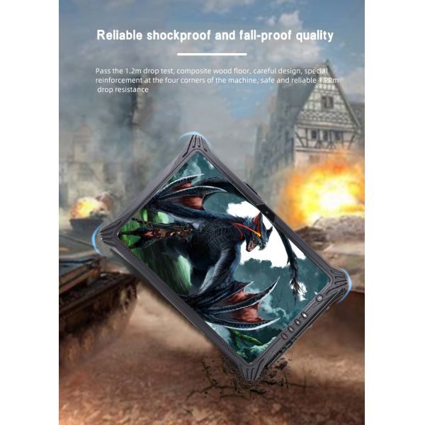 10-Inch IP65 Industrial Rugged Tablet with High-Resolution Touch Display