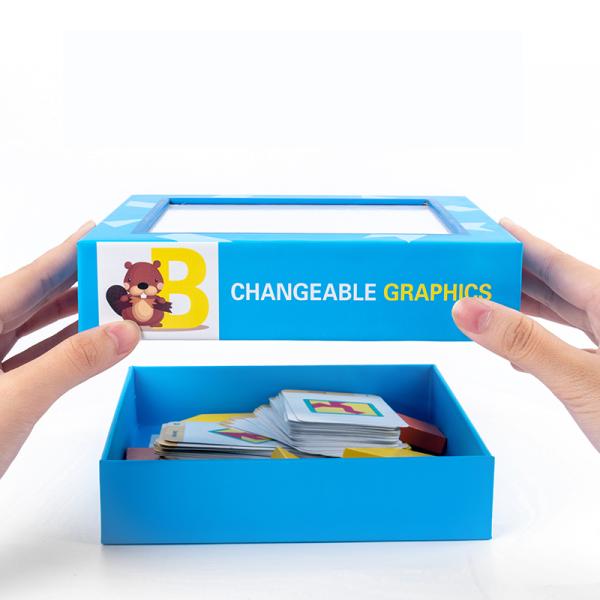 Kids Wooden Toys Pattern Jigsaw Puzzle Creativity Tangram Montessori