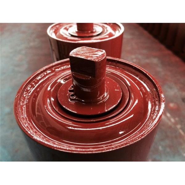 Mining Belt Q235 Carbon Conveyor Steel Roller Weld On Bearing