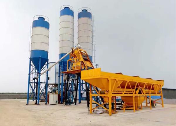 PLD1600 Aggregate Concrete Batching Machine Simple Small HZS50 Concrete Mixing Plant