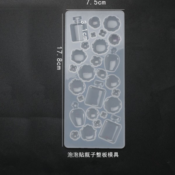 DIY crystal dropper mold, gemstone patch, multi specification star pendant, pendant, sticker, silicone mold