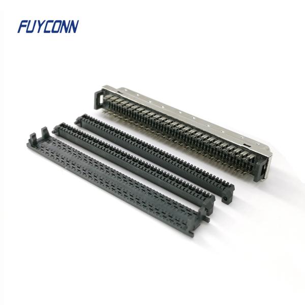tipo de cabo de friso conector do passo MDR IDC de 1.27mm do homem 100pin SCSI