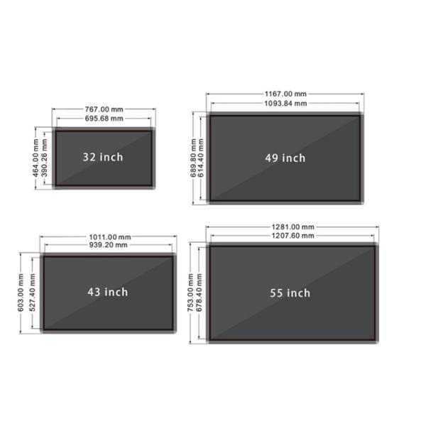 Adjustable 90W 3840×2160 49