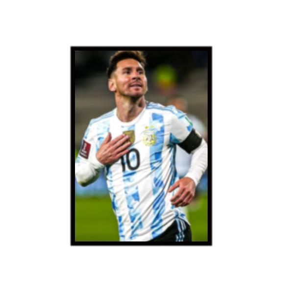 PET Messi Lenticular 3D Poster Custom 0.6mm Thickness Without Frame