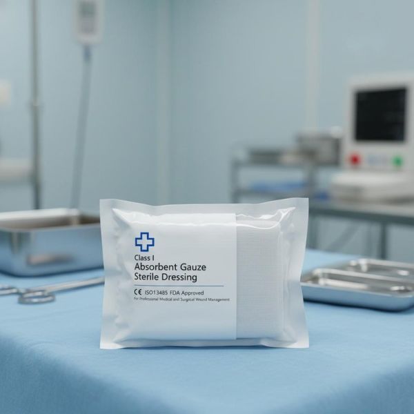 Class I absorbent gauze sterile dressing CE ISO13485 FDA approved for professional medical and surgical wound management