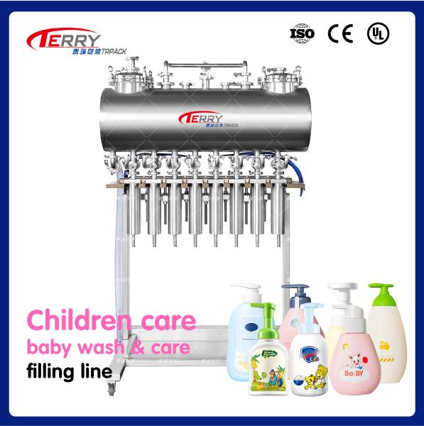 0.6-0.8Mpa 2 Heads Detergent Liquid Automatic Filling Machine For Liquid