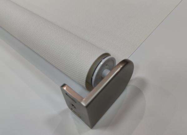 Fabric Grey Fireproof Roller Window Blinds Manual For Home Hospital Office