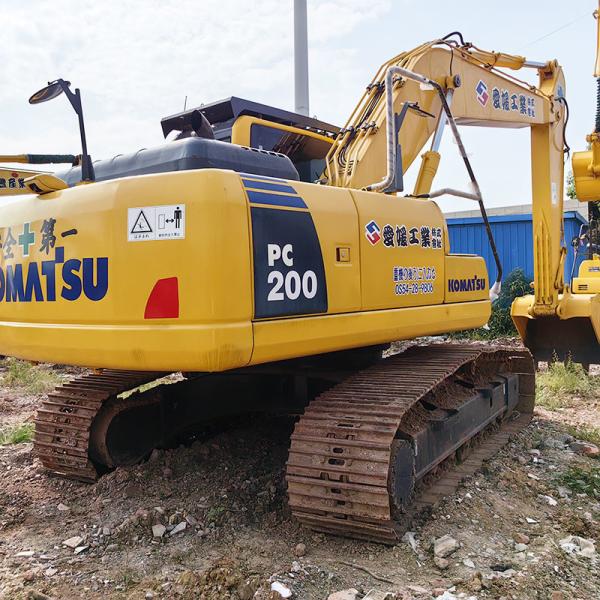 Hydraulic Used Komatsu Excavators PC200-8 Heavy Duty Machinery 20 Ton