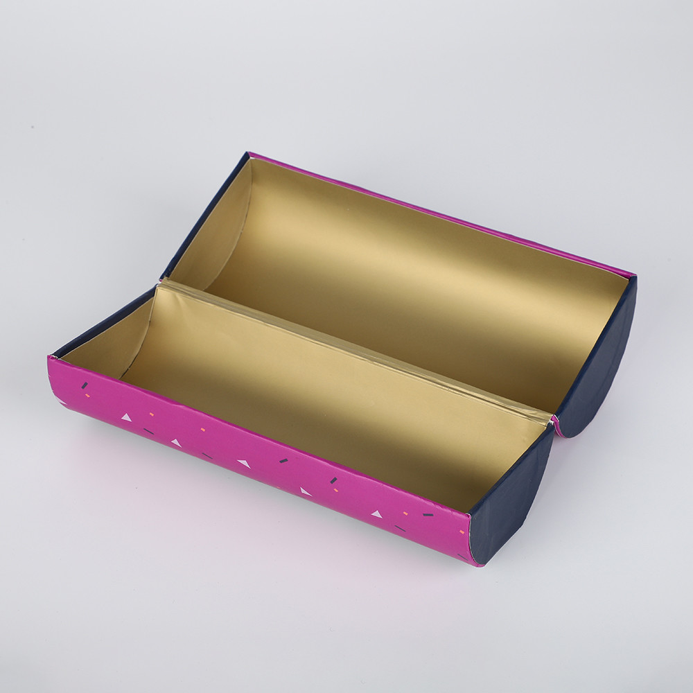 Роскошная коробка 165mm*70mm CMYK трубки картона еды для печений
