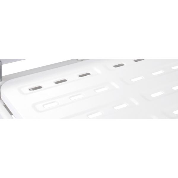 Detachable ABS Adjustable 2160MM Hospital Bed 2 Cranks Manual Medical Bed