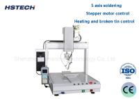 Máquina de solda automática de escritório de estação única 0,6 ~ 1,0 mm Data de processamento do fio de solda