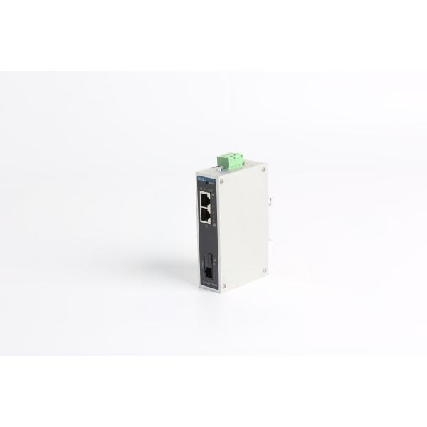 IP30 Casing 2 10/100M Ports Fiber Media Converter Industrial