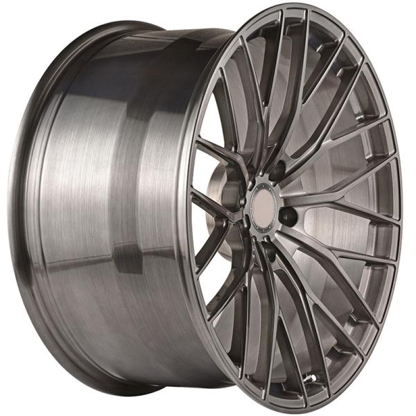 Rodas forjadas de grande resistência da liga do carro do Gunmetal