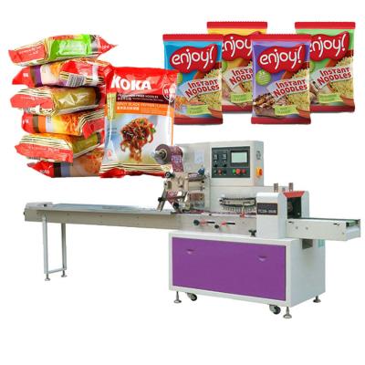 Macarronete horizontal Maggi Packing da máquina do envoltório do fluxo de 50HZ 60HZ