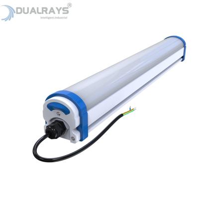 Armazém de estacionamento subterrâneo da lâmpada 60W IP66 IK08 160LPW BOKE da prova do diodo emissor de luz de EPISTAR tri