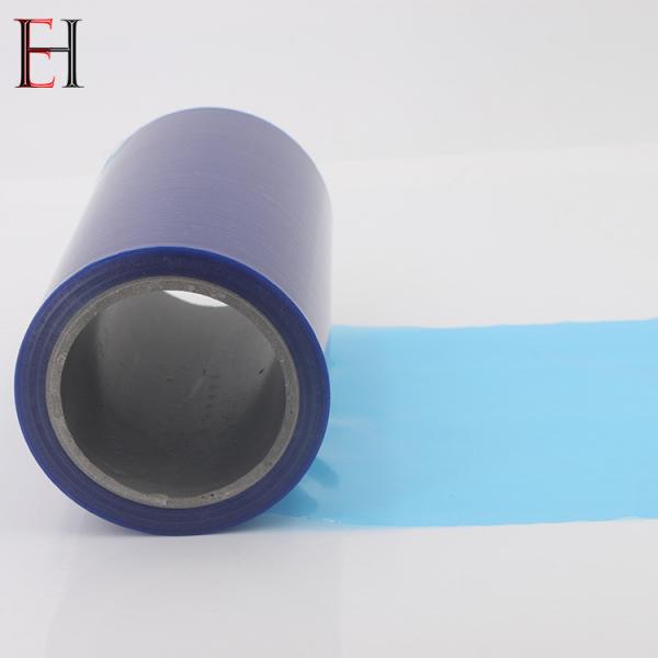 Película adesiva azul PE livre de resíduos para protecção de superfície de chapas de alumínio