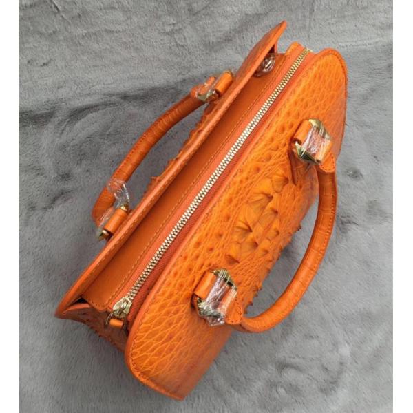 Fashion Authentic Crocodile Skin OL Lady Working Purse Female Handbag Exotic Alligator Leather Women Single Shoulder Bag