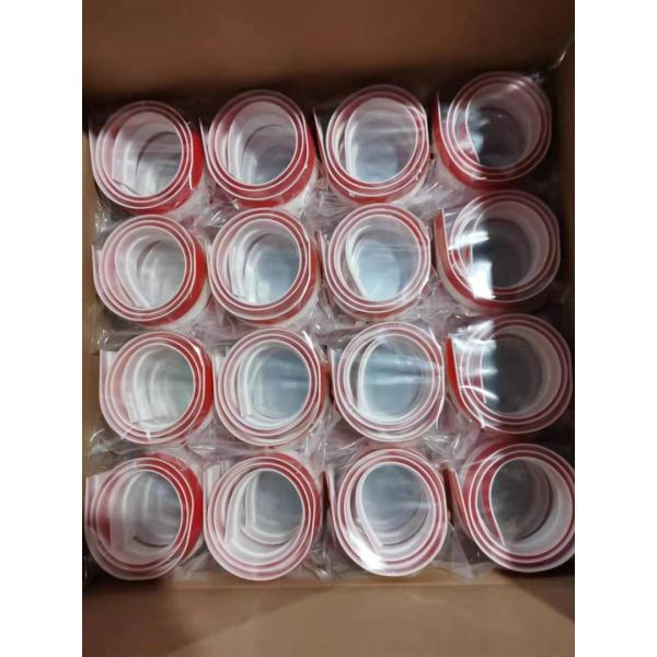 Белая клейкая резиновая полоска для дверей спальни и дома 50*5 мм