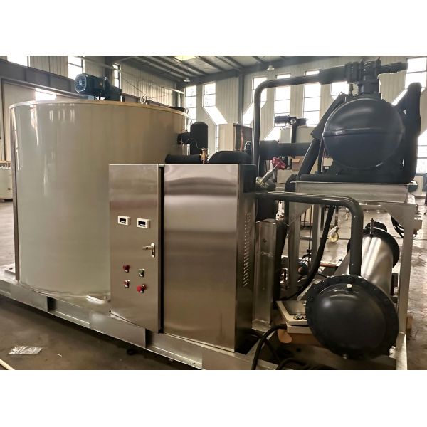 Ecoice 20 ton industrial ice flake making machine flake ice machine Ice Plant Made of Stainless Steel 304 for Seafood