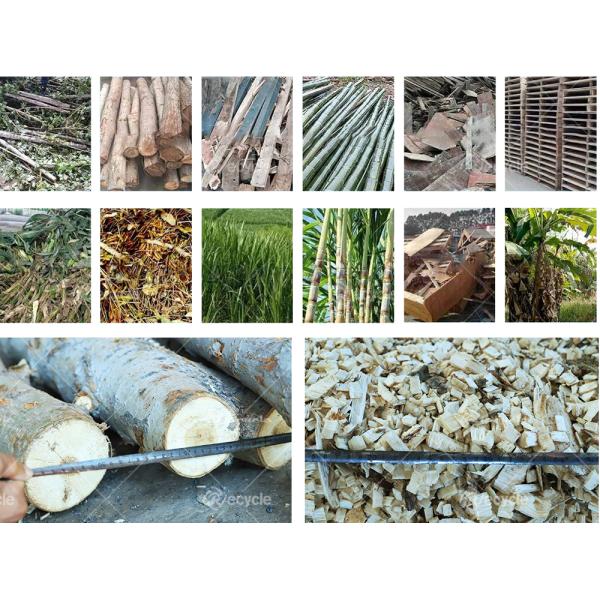 15-20T/H Capacity Diesel Tree Branch Shredding Machine Wood Pulverizer Wood Pallet Crusher