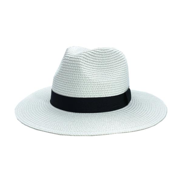 Sun Protection Beach Hat Panama Straw Material Adult Size 56-58cm Ideal for Men and Women