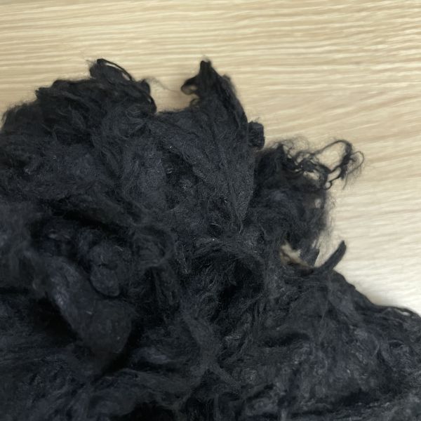Premium 1.56D×38mm Black Viscose Staple Fiber with Ultra Soft Texture and High Color Fastness for Home Textiles