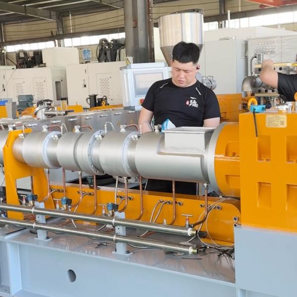 Máquina de reciclagem de pelletizadores de plástico de até 1000 kg/h para filmes de PE e PP