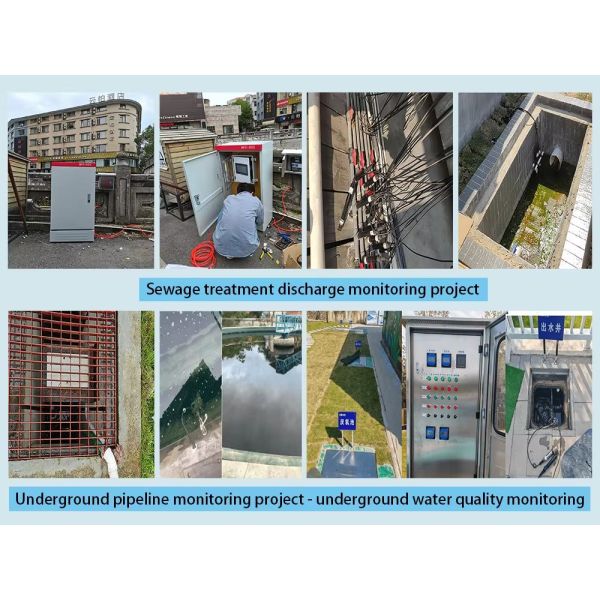 Solar-Powered LoRaWAN Online COD Sensor, Measuring Range 0~1500mg/L, Turbidity Compensation