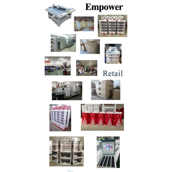 Stackable Paper Knock Down Stand for Stationery Products