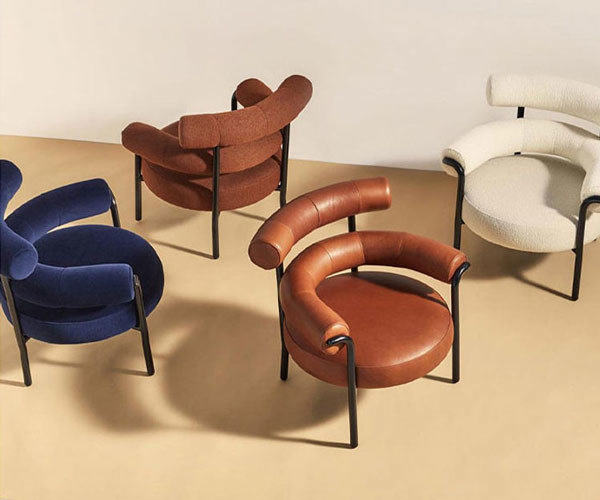 Акцент белые элегантные 79.1cm софы кресла Seater ткани овчины одиночный