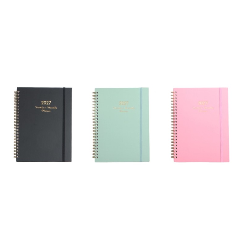Custom Printed Daily Organizer Notebook Spiral Planner For Business Office Schedule